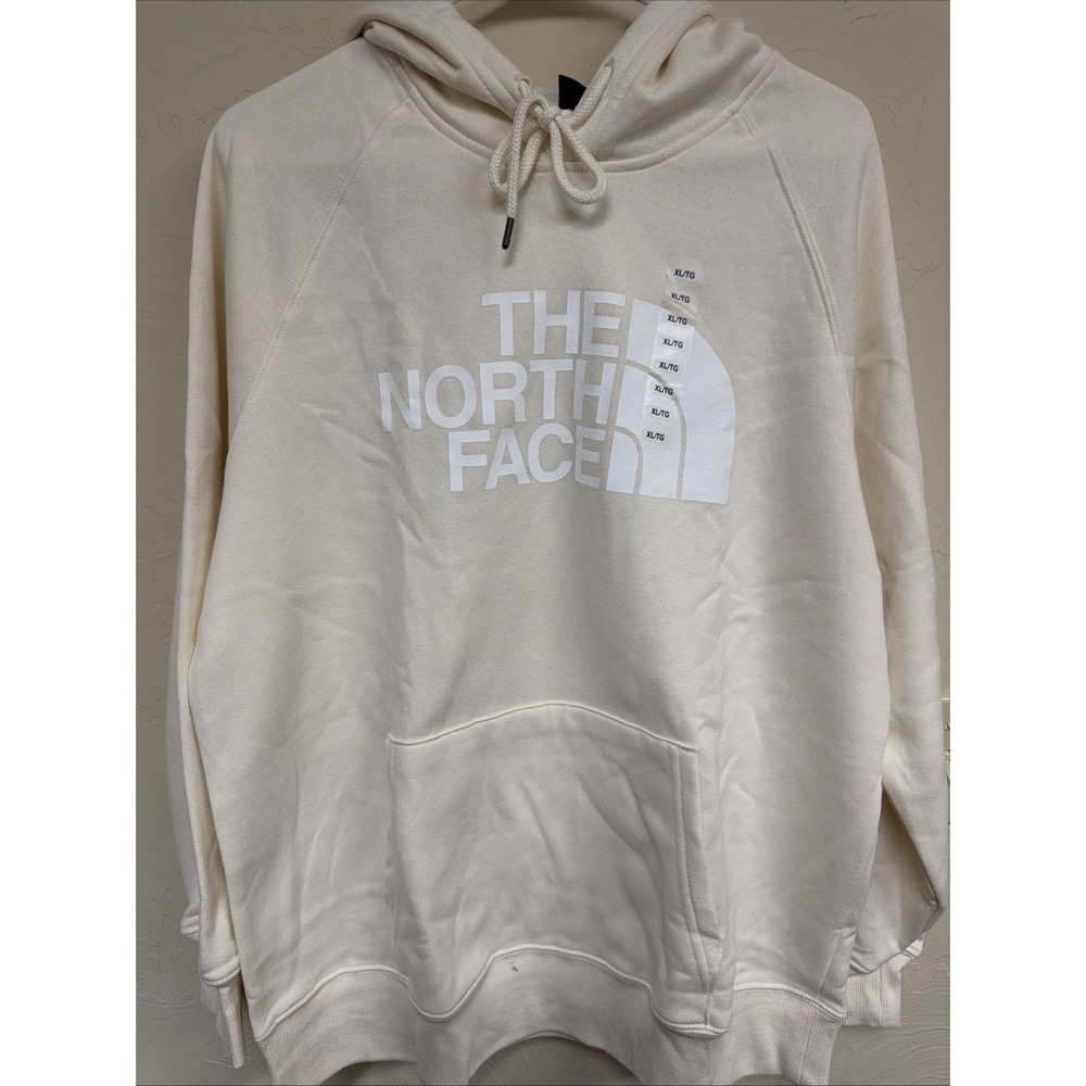 THE NORTH FACE Women's Half Dome Pullover Hoodie Size XL NWT White dune